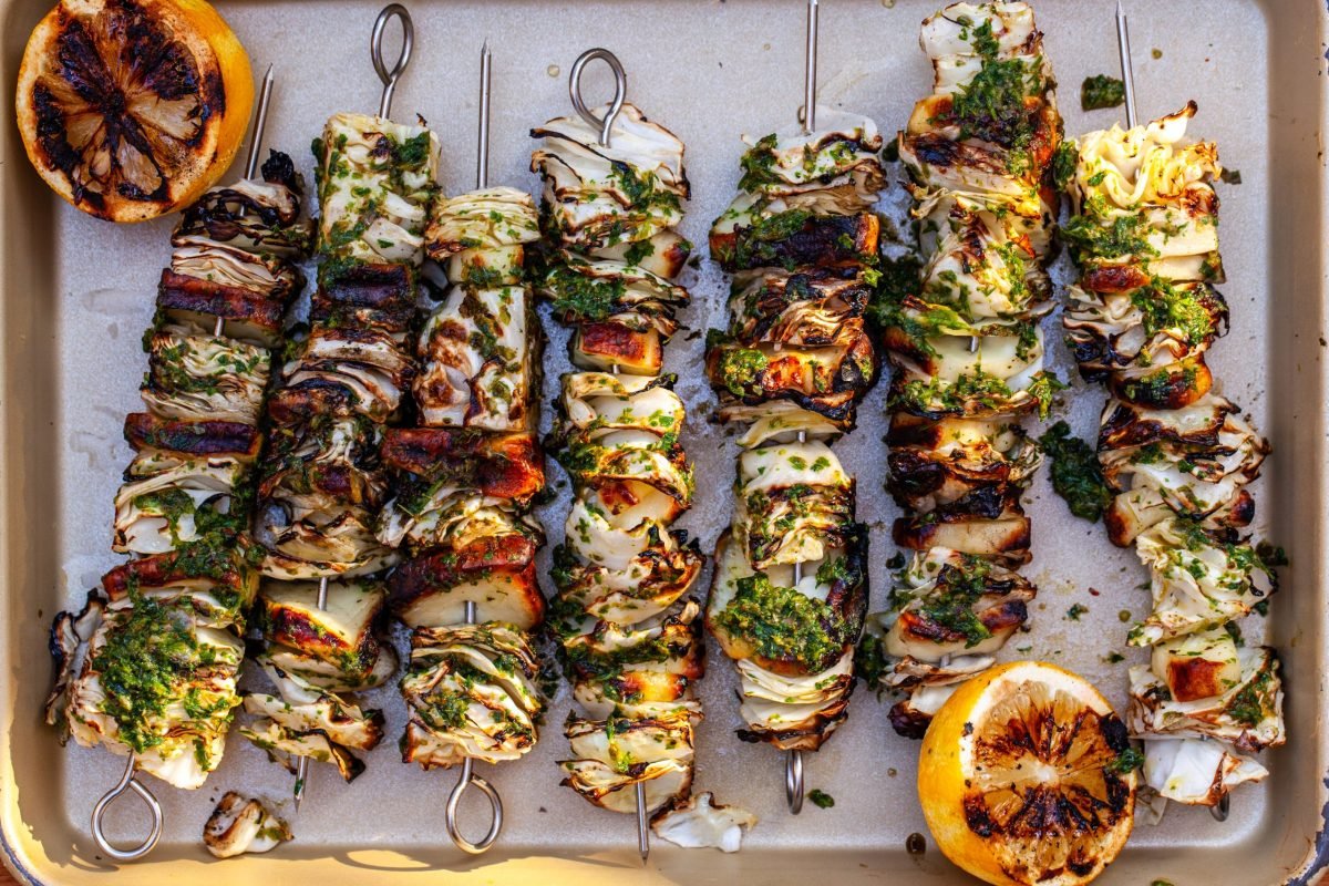 cabbage and halloumi skewers – smitten kitchen